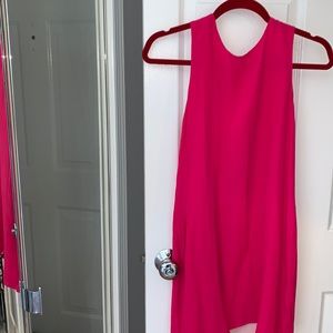 Fuchsia mini dress